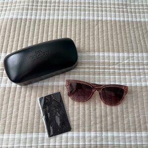 Coach Pink Sunglasses with Case